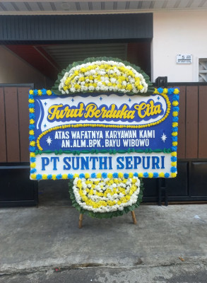 Papan Bunga Duka di Bawuran